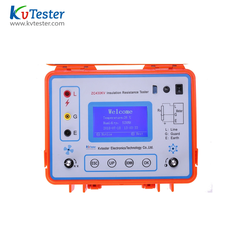 Kvtester 10kv Insulation Tester High Voltage Insulation Resistance Tester