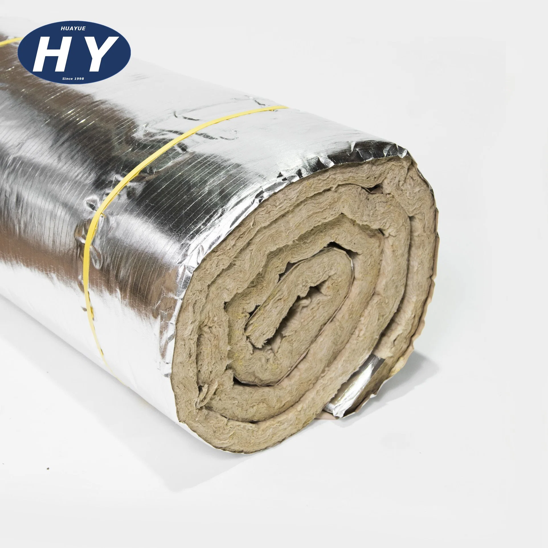 Aluminum Foil Rock Wool Roll for Large Diameter Irregular Pipes with CE