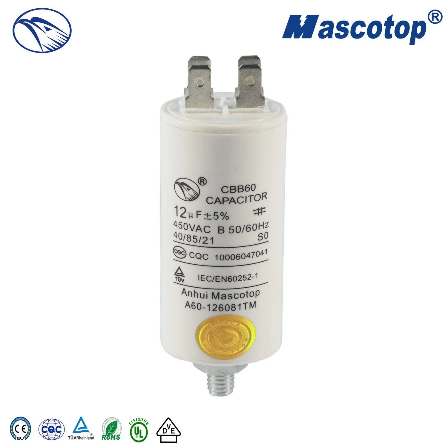 Mascotop Motor Capacitor for Washing Machine and Pump