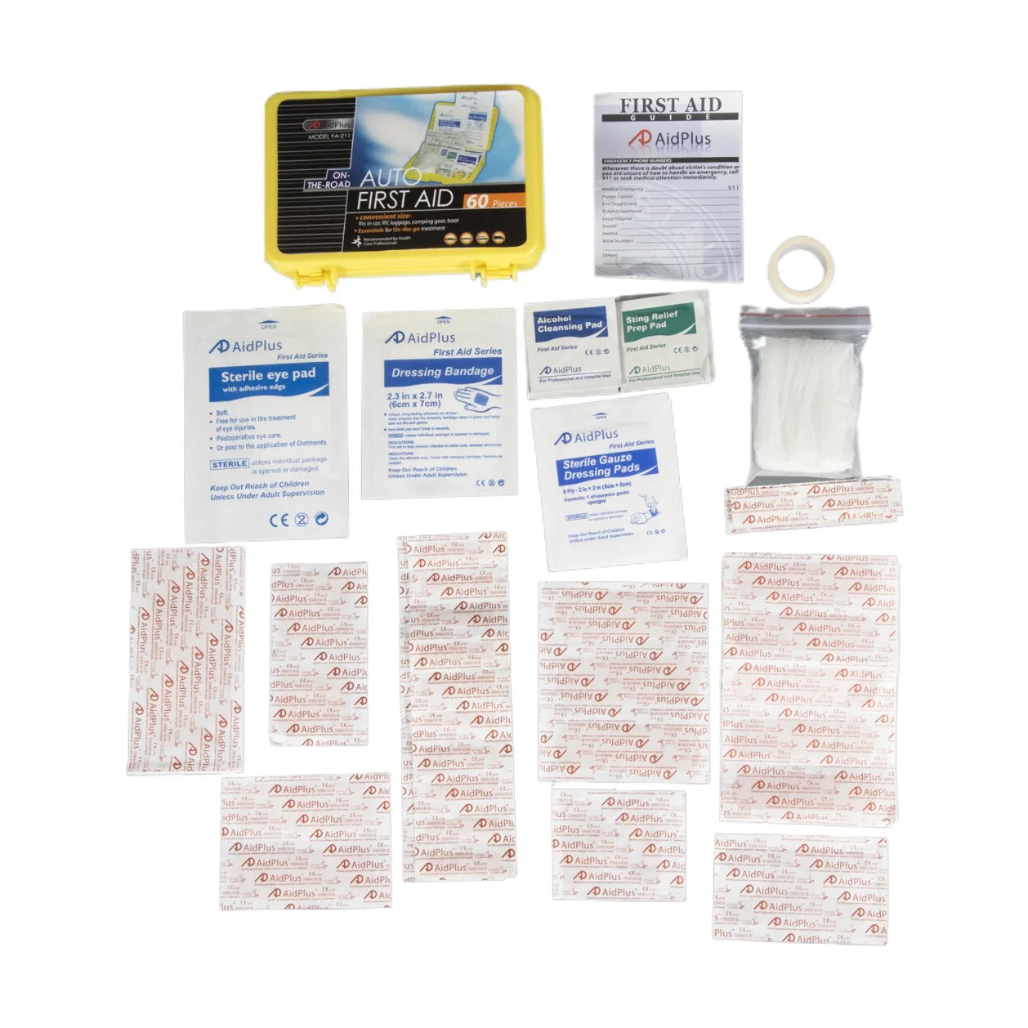 Mini plástico portátil de emergencia de nivel médico supervivencia de primeros auxilios Caja Kits Case Produdct Proveedor para el automóvil de Casa de Viajes de Familia Al aire libre