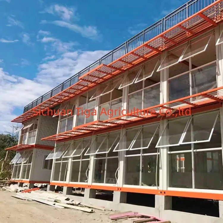 Customized Sandwich Panel Puerto Rico Container Home Prefab Modular Extendable Dormitory Building Flatpack House