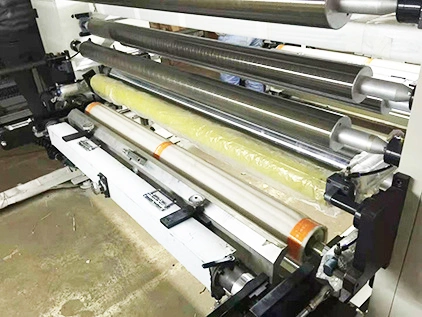 Automatic Flexographic Printing Machine 4 Color Ceramic Anilox Roller Flex Printer