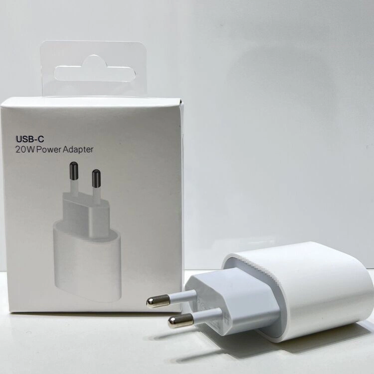 Chargeur rapide USB-C pour téléphone portable en gros 20W Adaptateur secteur pour iPhone 11 12 13 PRO Max Prise EU/US