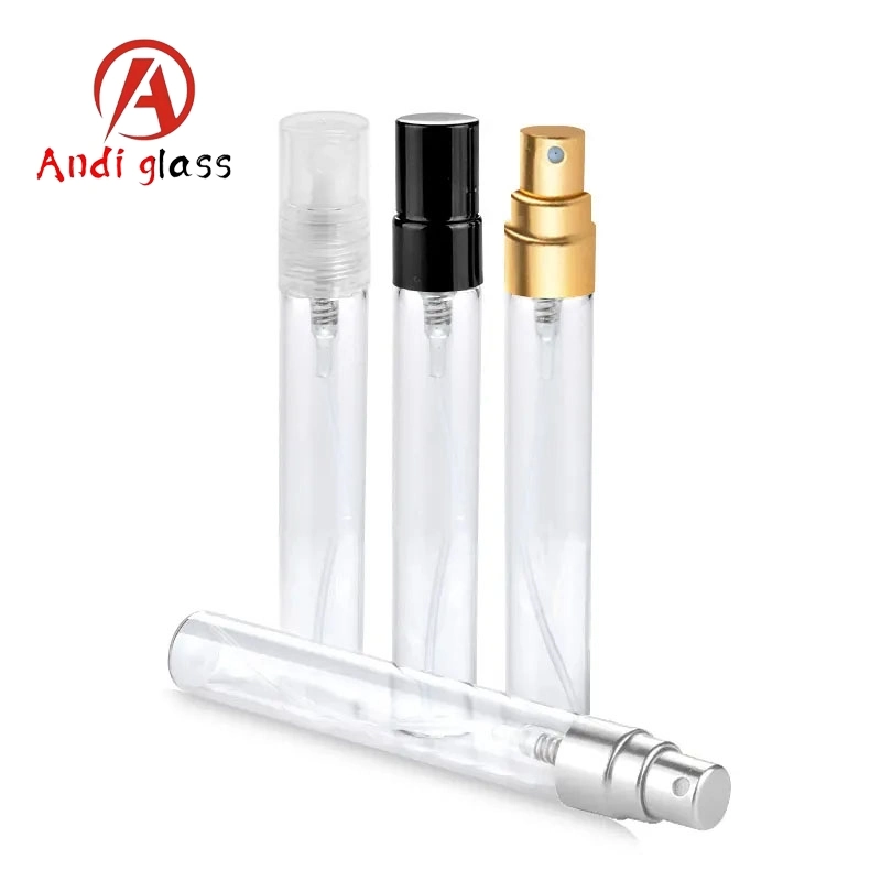 Refillable 1ml 2ml / 5ml / 8ml / 10ml Glass Perfume Tester Sample Spray Bottle