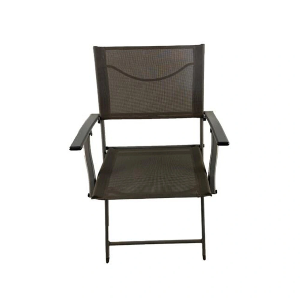 Good Folding Chair with Arm Rest Folding Metal Chair Outdoor Furniture