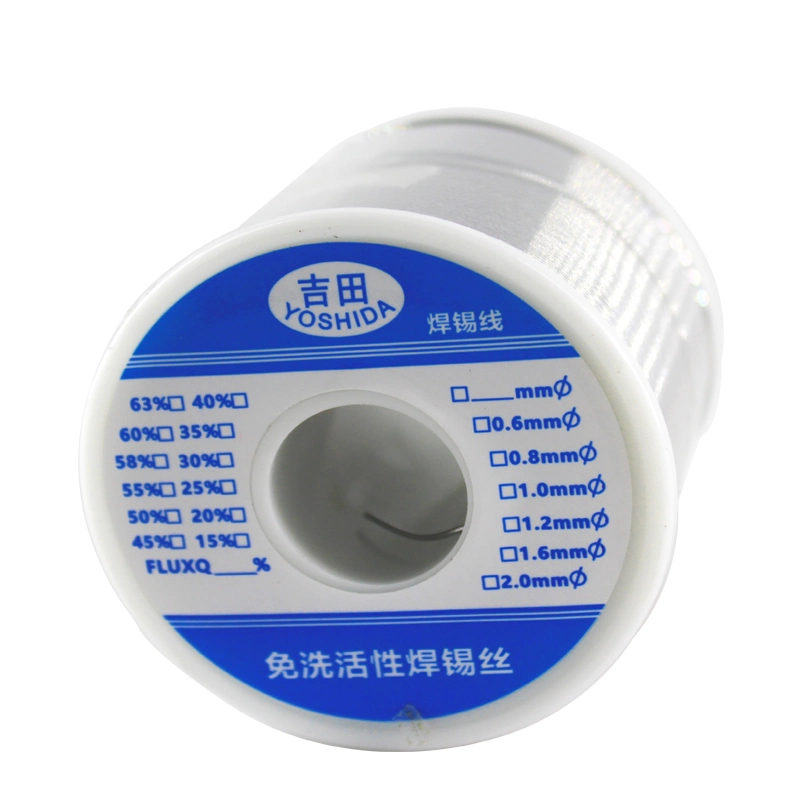 China fábrica de alambre de soldadura 0,6mm 500g Sn55 estaño plomo Rosin Soldadura de núcleo