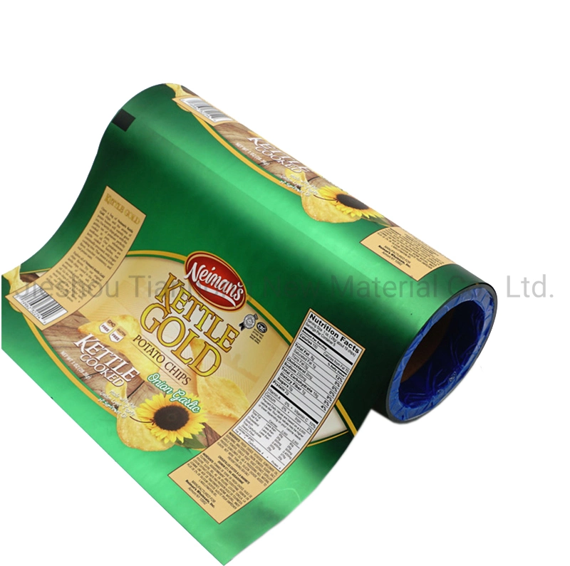 Los envases de alimentos laminados rollos de película de PVC laminado de plástico rollo de película para la alimentación bolsita/bolsa/bolsa