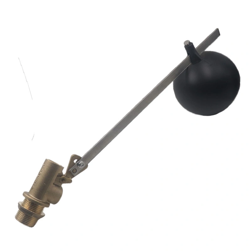 Adjustable Brass Float Valve Male Thread with Level Regulation and PVC Ball