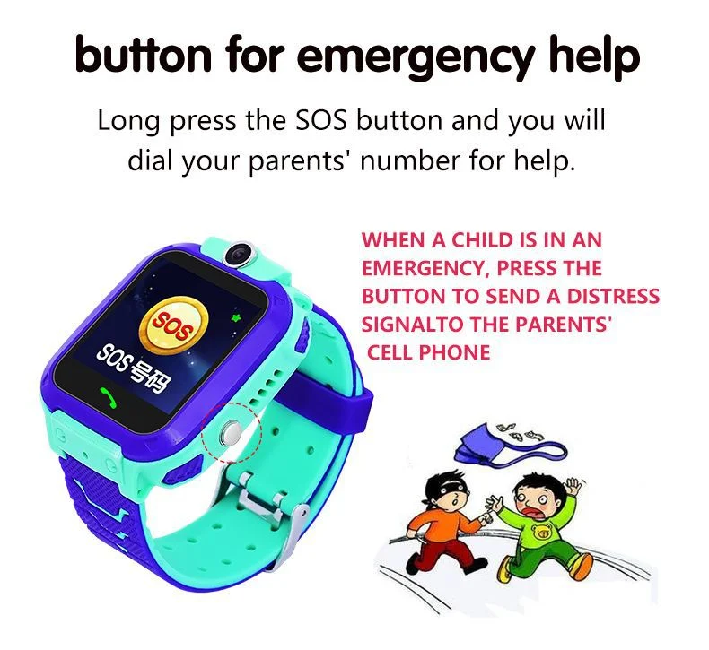 Child Smartwatch GPS Women Children Sos Lbs Location Gaming Fitness Smart Watch