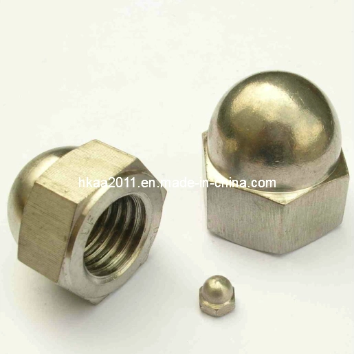 Zinc Plated Steel Hex Drive Dome Head Cap Nut