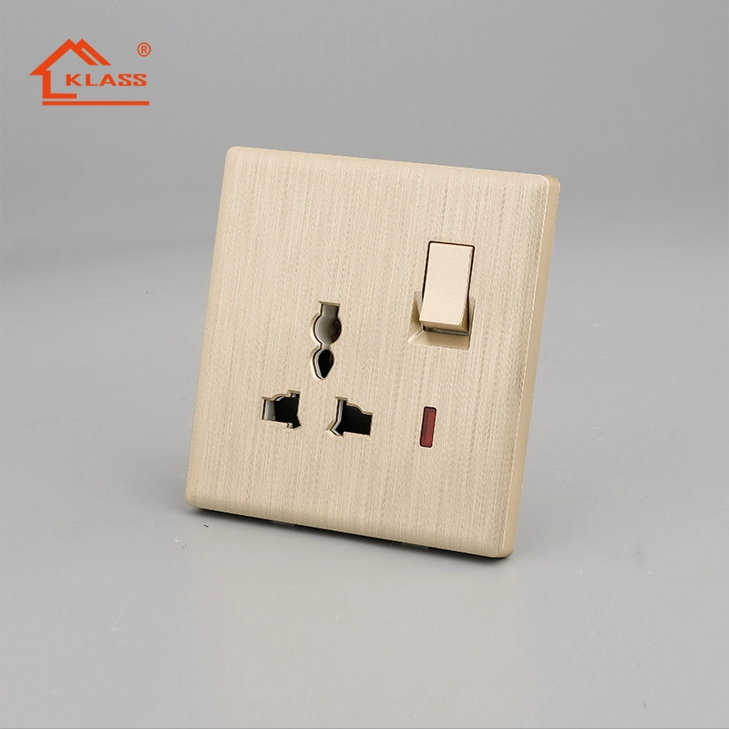 86 Type Home Use European Standard PC USB*2 Electric Wall Socket