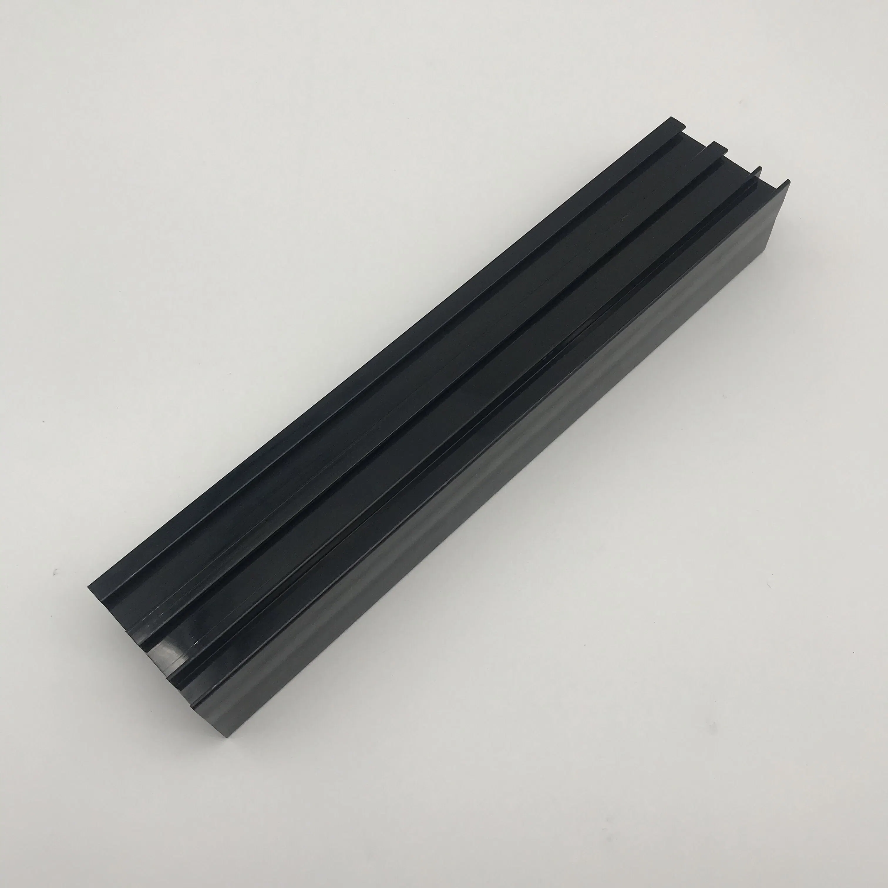 Custom Shape Hard Plastic Sliding Strip Refrigerator Door / Window Cabinet PVC Extrusion Profile