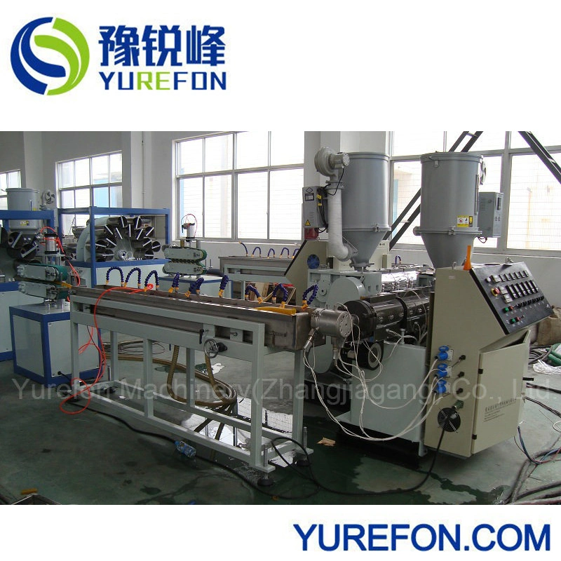 Plastic Braided Pipe Making Machinery, PVC Garden Hose Extrusion Line on Sale