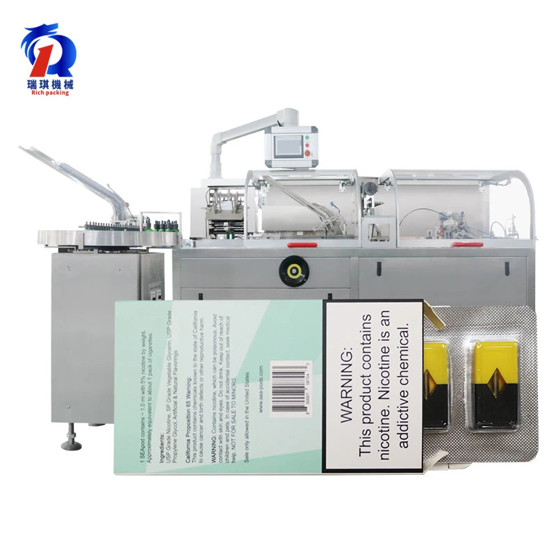 Automatic Bottle Sachet Blister Carton Box Packaging Cartoning Machine