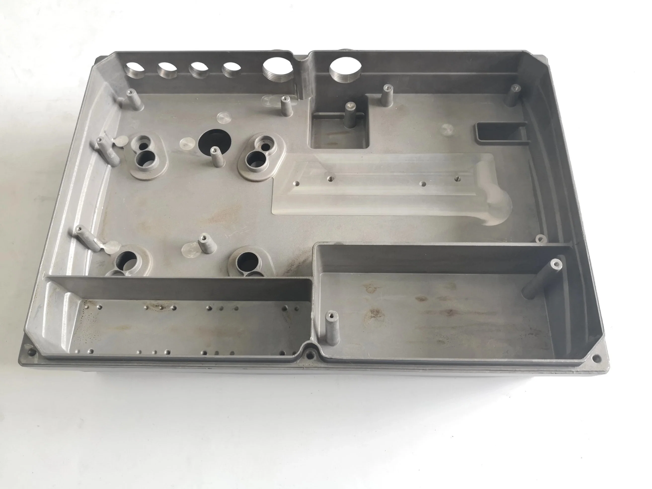 Tampas das válvulas OEM Pressure Aluminium chassis das ferramentas de jardim para corrimões fundidos Cantos do poste da luz da placa do fornecedor