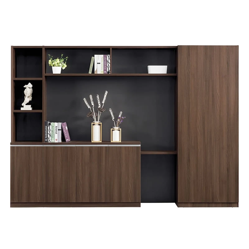 Morden Big Office Teak Wood Filing Cabinet (HY-C0811)