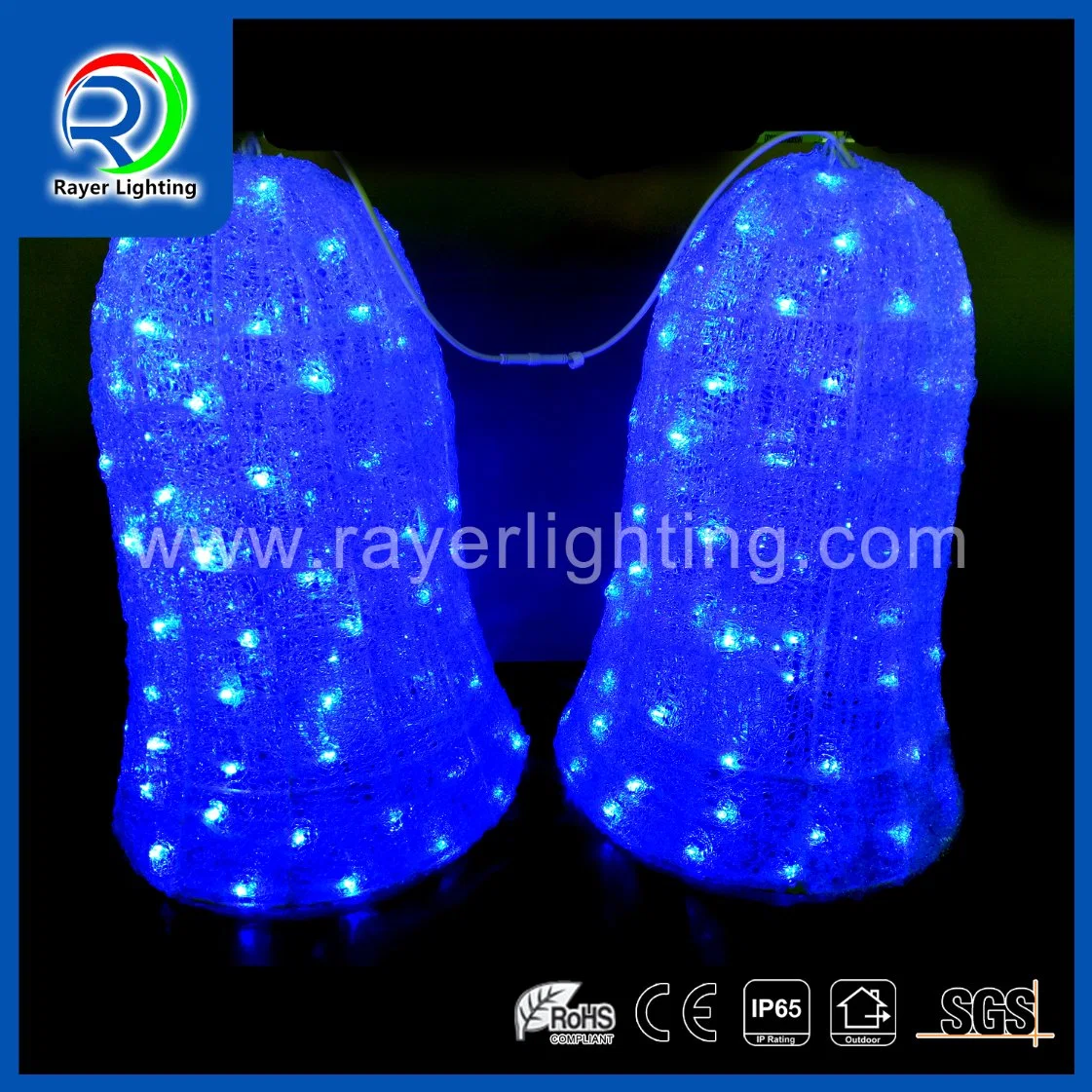 LED Motif Lighting New York Decoration Christmas Bells