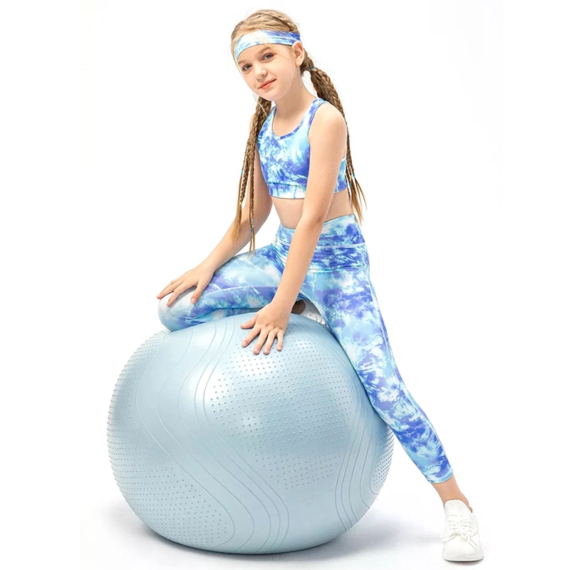 Personalisierbare dein eigenes Design Activewear für Kinder Mädchen, 2 STÜCK Süße bunte Athletic Dance Yoga Outfits Tanktop + Sport Leggings Set für Gymnastik Workout Fitness