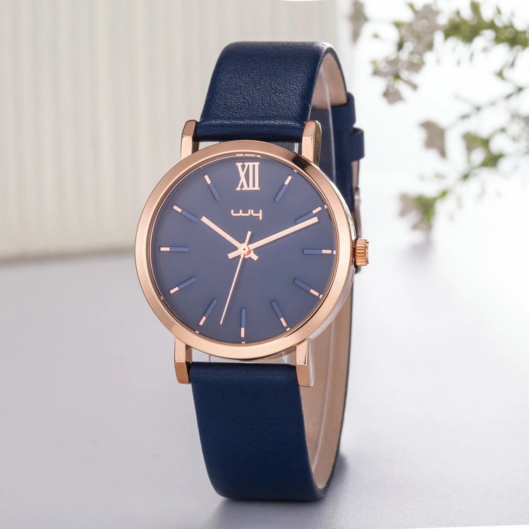 Ladies Watch ODM Leather Strap Fashion Watch (Wy-117D)