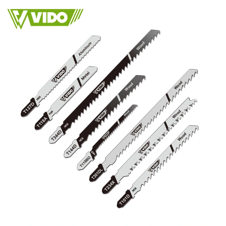 Vido T344D HSS Hcs alto padrão de lâminas de serra tico-tico acessíveis para limpeza