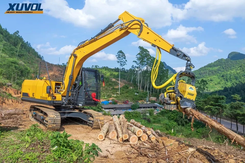 Tree Cutter Harvesters Forestry Machinery for Rubber Tree Cutting Harvest