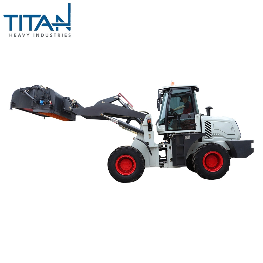 China Manufacturer EPA Euro5 Mini TITAN Backhoe Front End Loader Wheel Loader