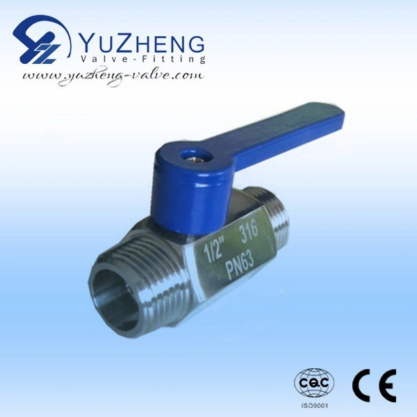 Dn15 1000wog Stainless Steel mm Mini Ball Valve with HS Code