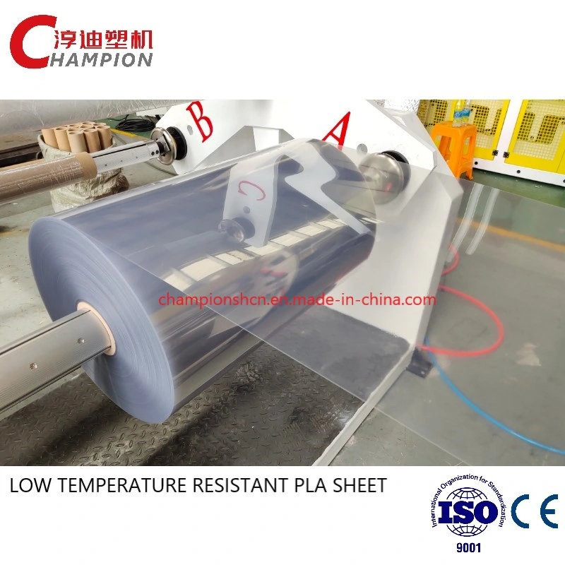 100% Flakes Recycle PET/PLA Sheet Extrusion Making Machine/High Viscosity High Transparent Sheet Extruder