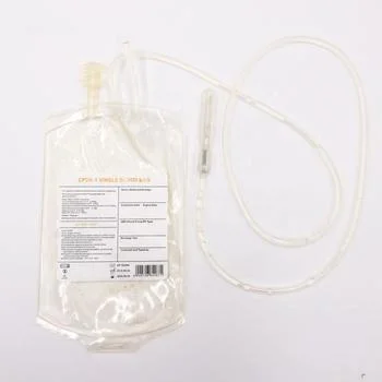 Disposable 250ml 350ml 450ml 500ml Blood Bag for Blood Transfusion