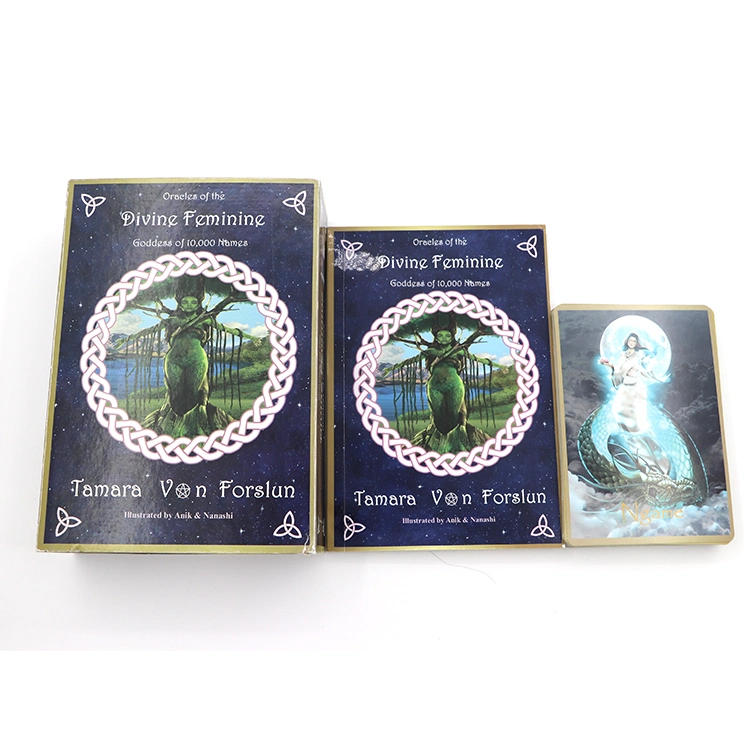 Chinazhejing Custom Board Game Printing Oracle Tarot Cards with Book Instruction