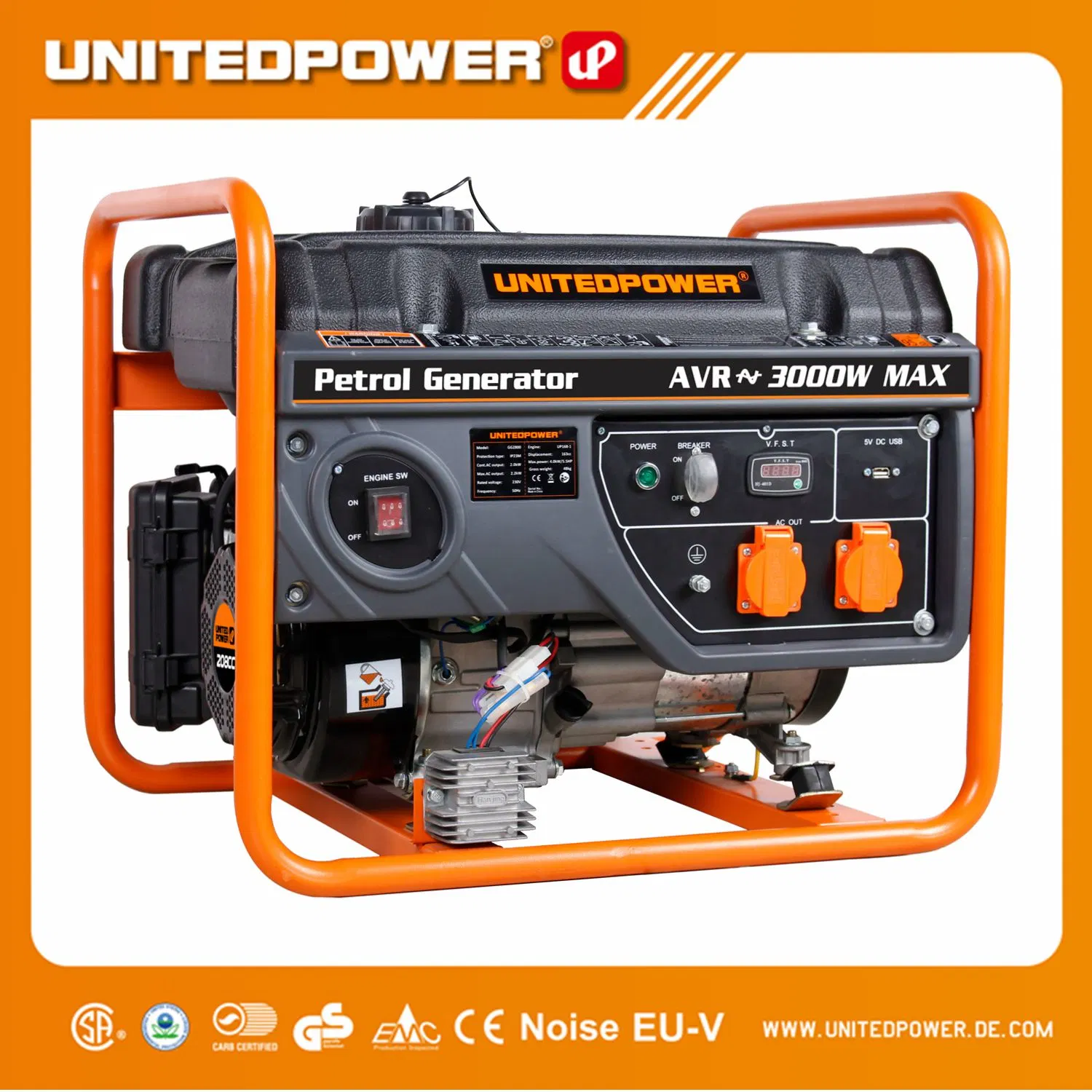 United Power 650~1000watts kleine billige Leistung Tragbare Benzin Benzin Benzin Gas Generatoren für den Heimgebrauch