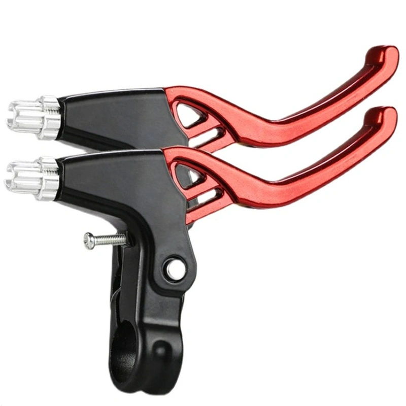 Aluminum Alloy Mountain Bike Brake Lever Folding Bicycle Brake Handle with Extend Brake Levers Design