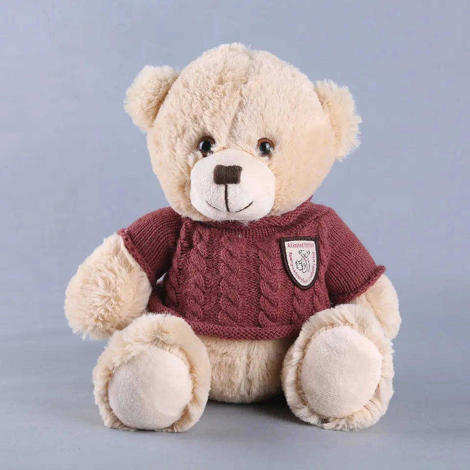 Lovely Soft Dress Sweater Valentines Teddy Bears Wholesale/Supplier Teddy Bear Plush Toy