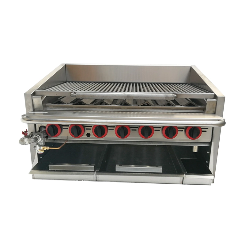 Commercial Gas Grill Cooking Charcoal Barbecue