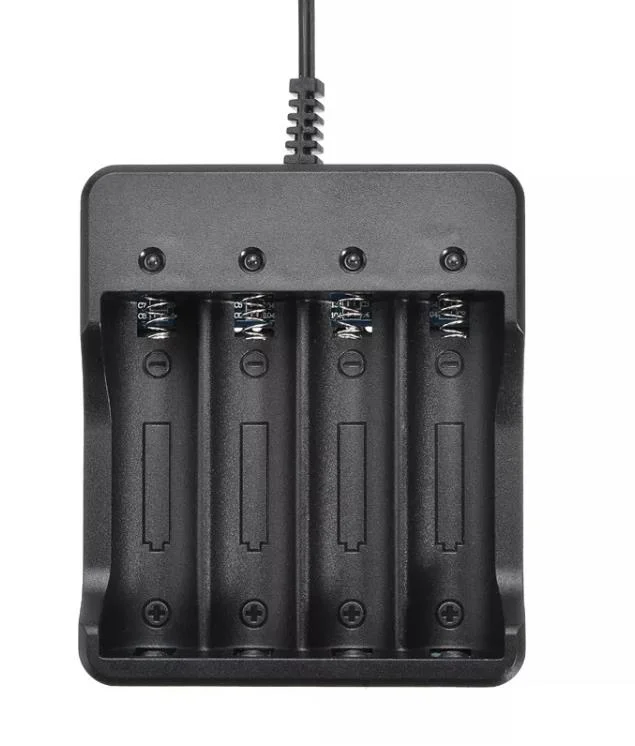 4slot Micro USB Charger 5V 2A for 1-4 Ni-Nh/Ni-CD 1.2V AA/AAA Li Ion Rechargeable Batteries