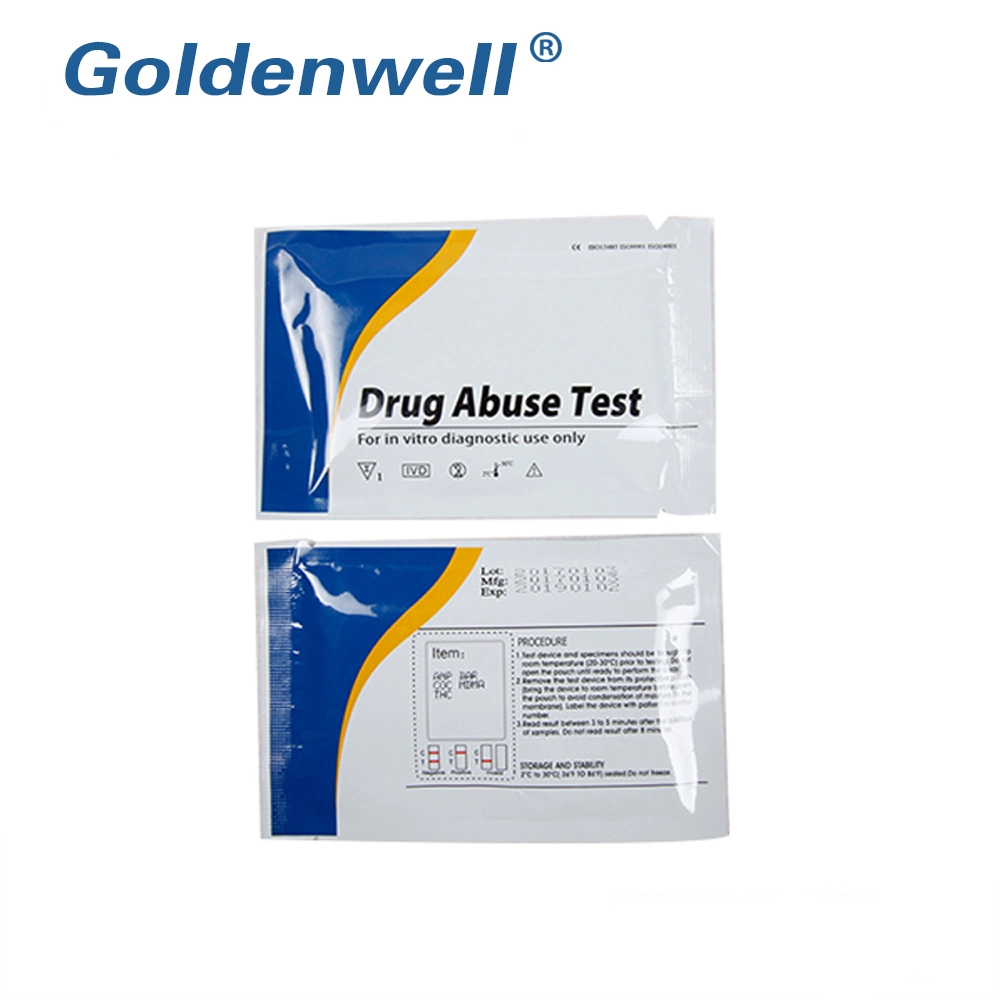 Diagnostic médical Multi Drug Test d'urine Kits de test rapide de bord