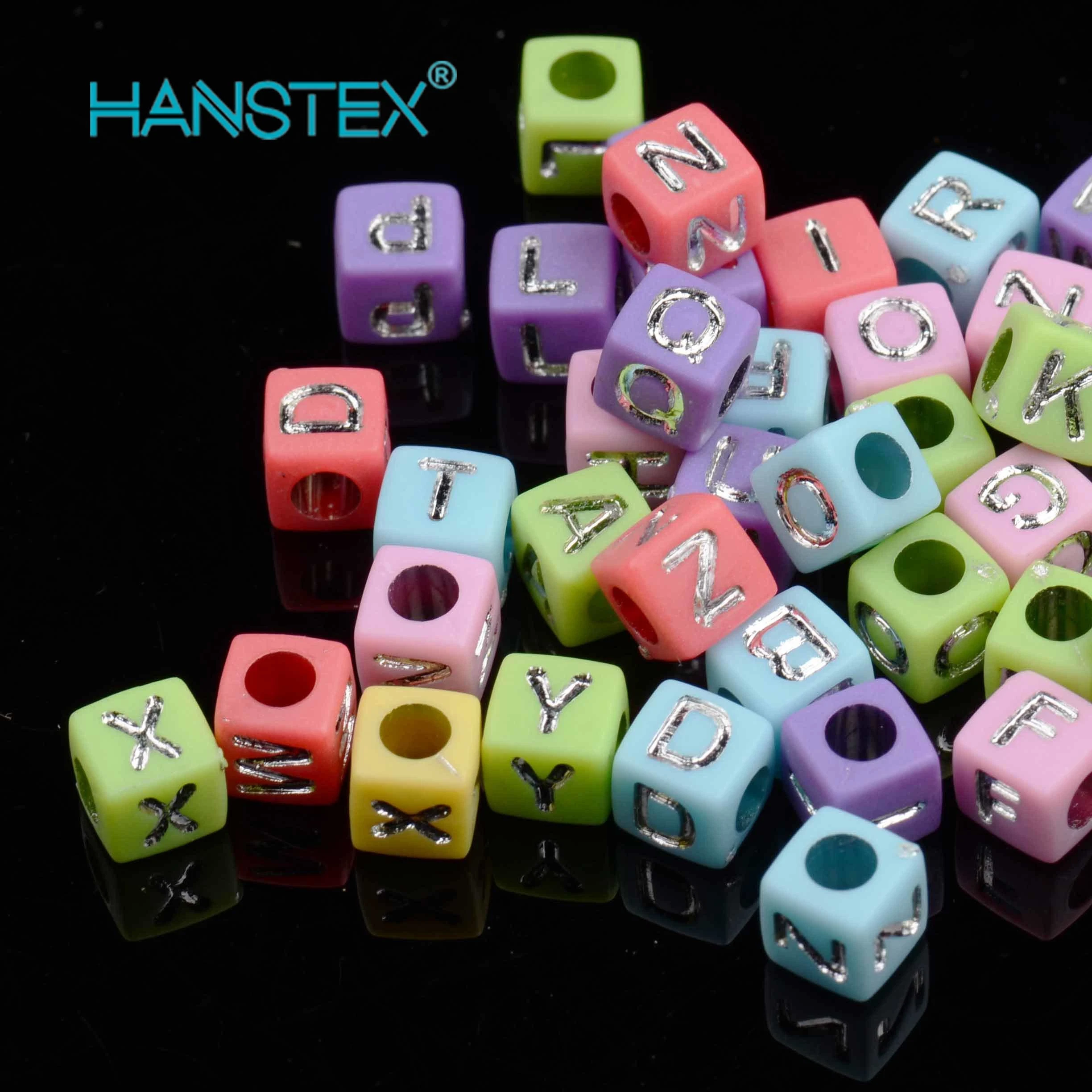 Wholesale/Supplierr Round Flat Acrylic Letter Beads Colorful Name Alphabet Loose Beads for Kid Couples DIY Jewelry