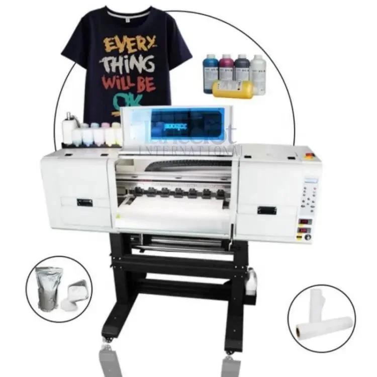 Dtf Printer 60cm XP600 T-Shirts Inkjet Textile Printing Machine with Shaker Power