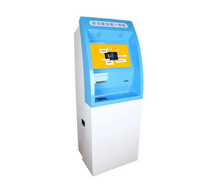 Fabricant OEM machine à imprimer A4 automatique kiosque d'enregistrement en libre-service Avec lecteur d'ID