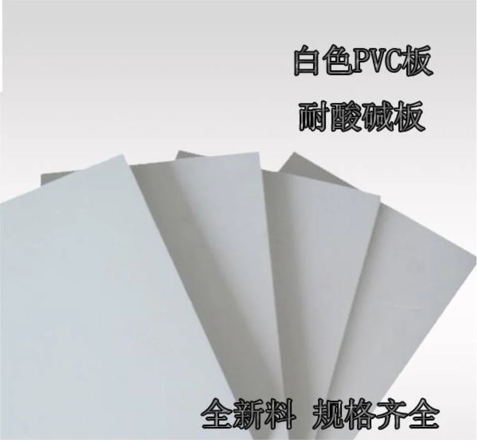 Hard Plastic PVC Plastic Sheets Used for Construction Sites Using Chemical Materials