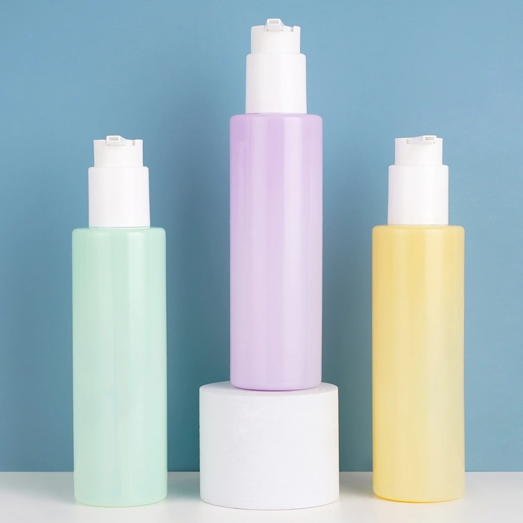 250ml Flat Shoulder Emulsion Bottle Plastic Pump Bottle Containers Shampoo Container Skincare Body Lotion Pump Bottle