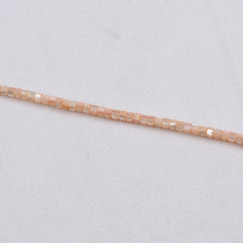 Good Quality 3*4mm Rainbow Natural Mother of Pearl Shell Disc Spacer Beads Strand Jewellery