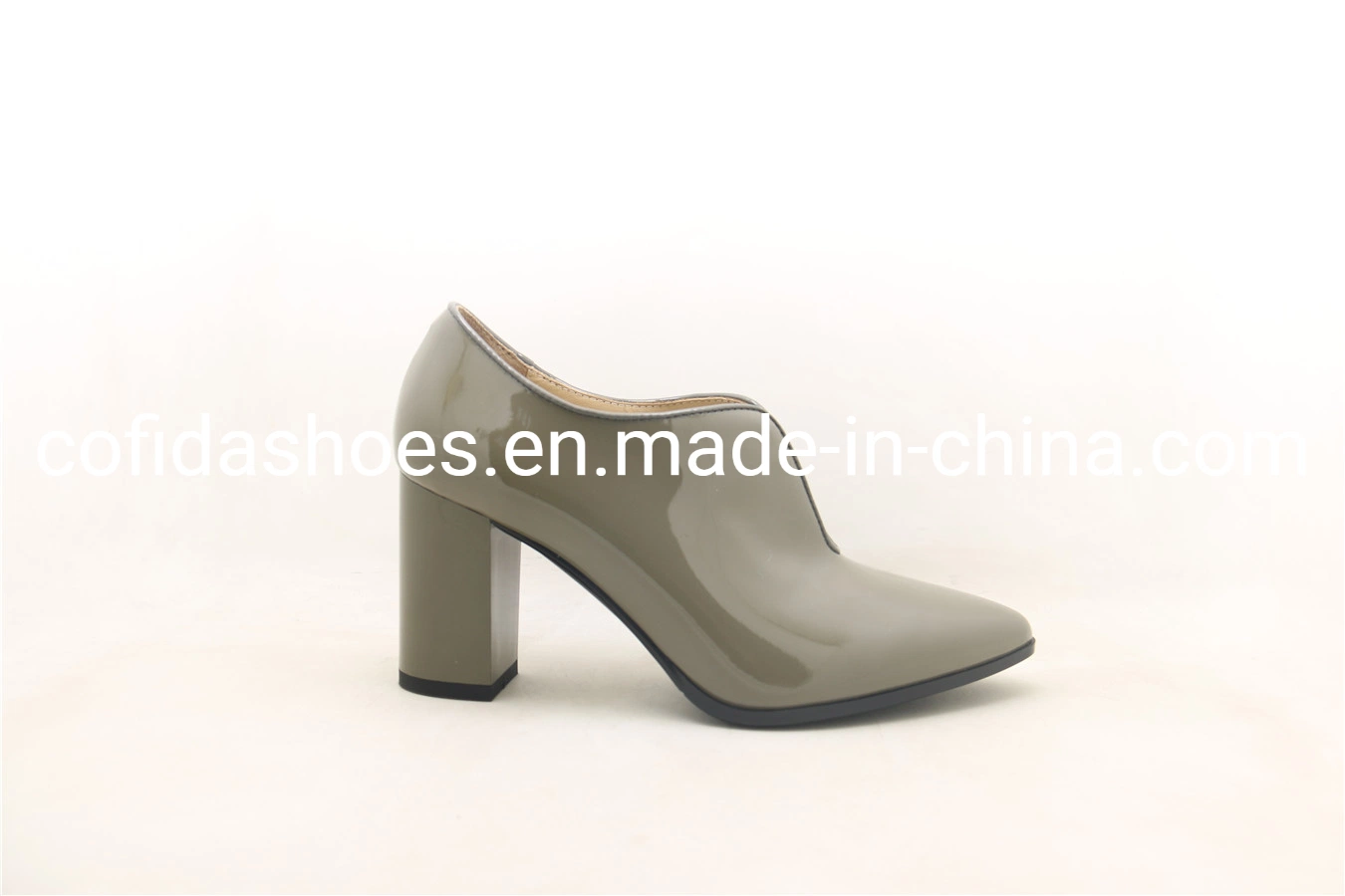 Double Color Comfort Lady High Heel Shoes