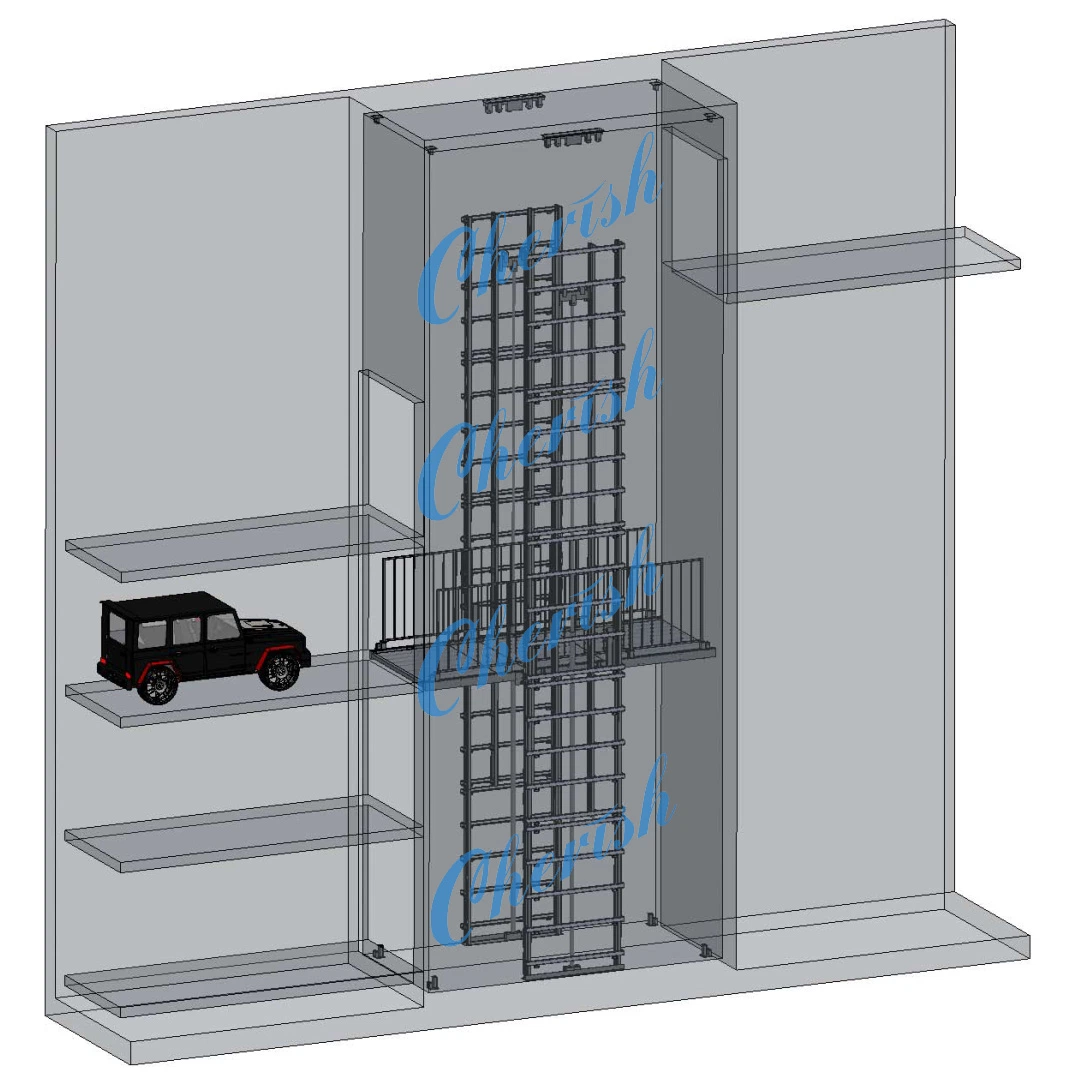 Guia de calha mecânica Equipamento de elevação Smart Car