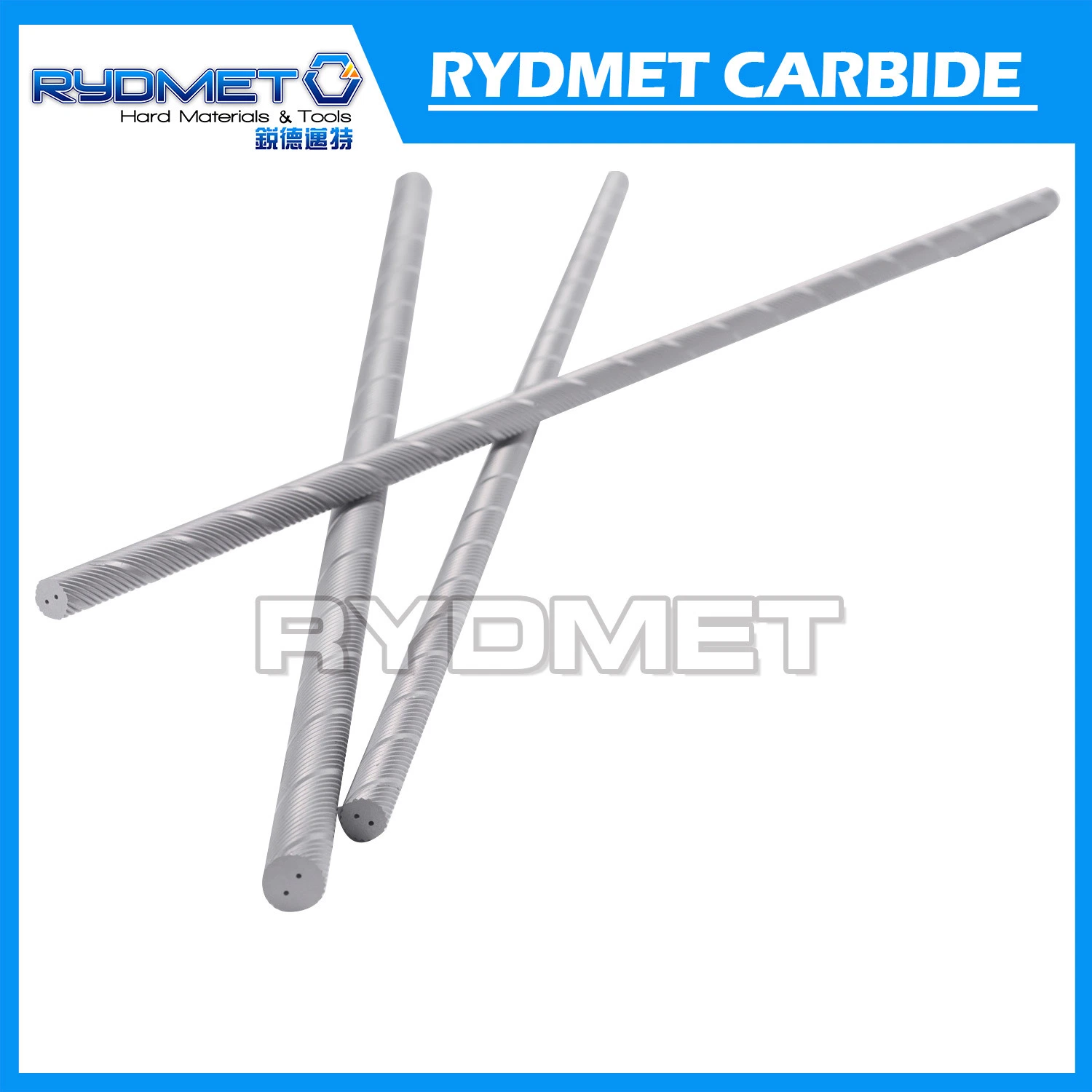 Tungsten Cemented Carbide Rod Blanks with Coolant Duct