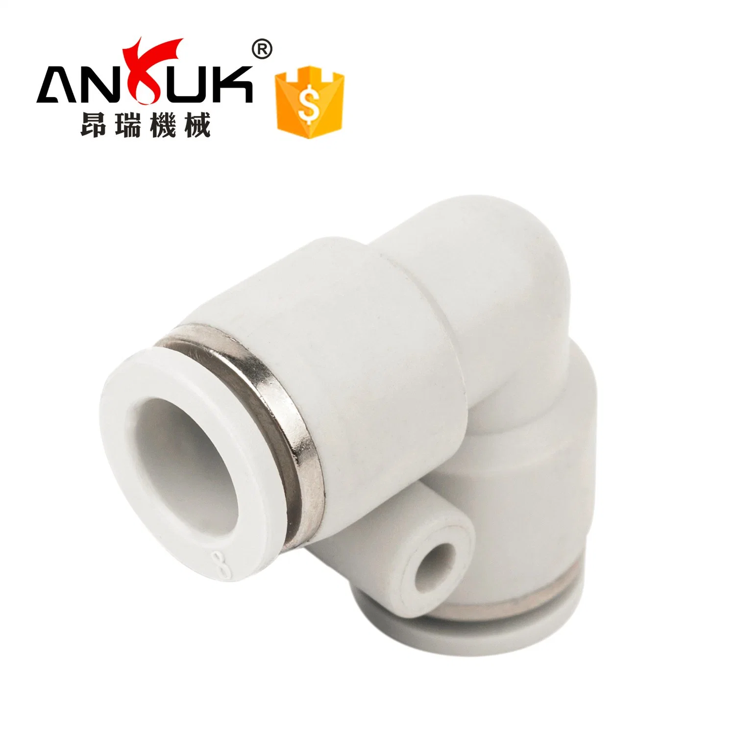 PV Series 4mm Push in Air Elbow Quick Connect Pneumatic Fitting