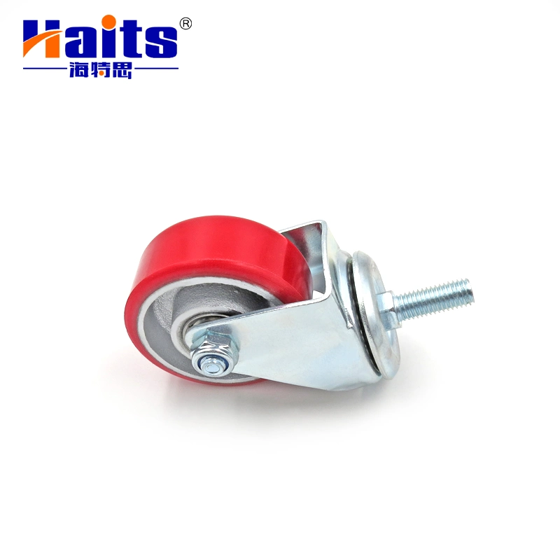 Screw Type Without Brake Caster Wheel Retractable Caster Wheel