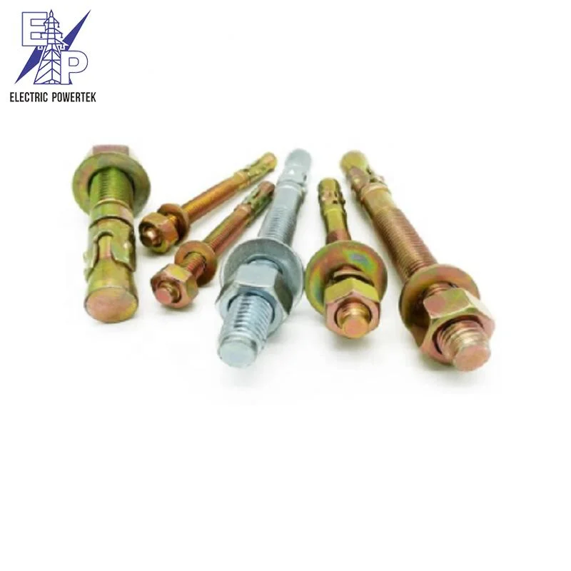 Wholesale/Supplier Transmission Line Electroplated Dumbbell Bar Crossarm Nylon Head Forged Spindle Metal Steel Insulator Pins Foot