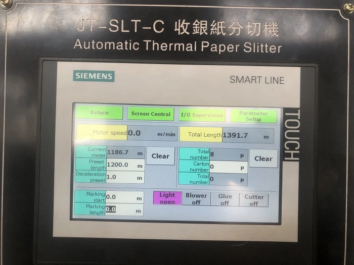 Jt-Slt-900c Thermal Paper Cash Register Paper Slitting Rewinding Machine