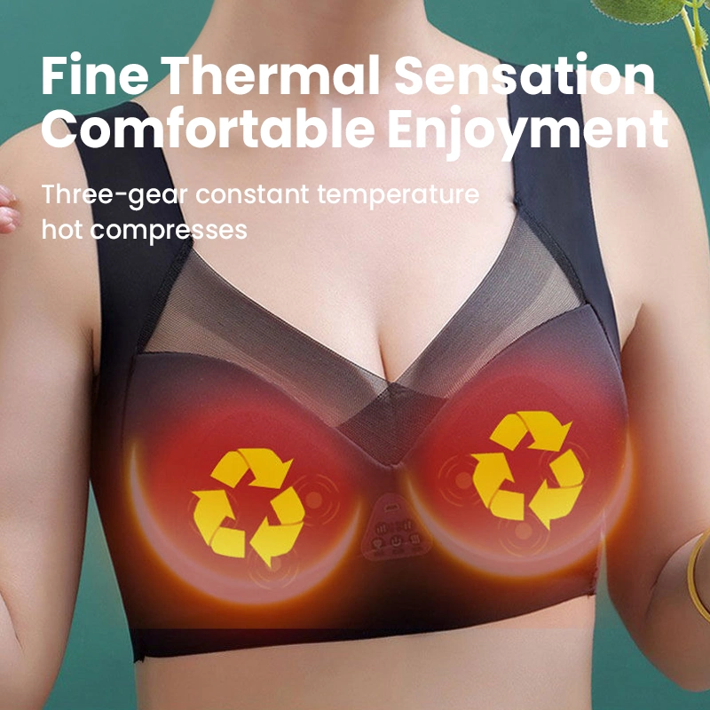 Women Wireless Chest Enhance Vibration USB Electric Growth Nursing Instrument Bra Enlargement Breast Massager